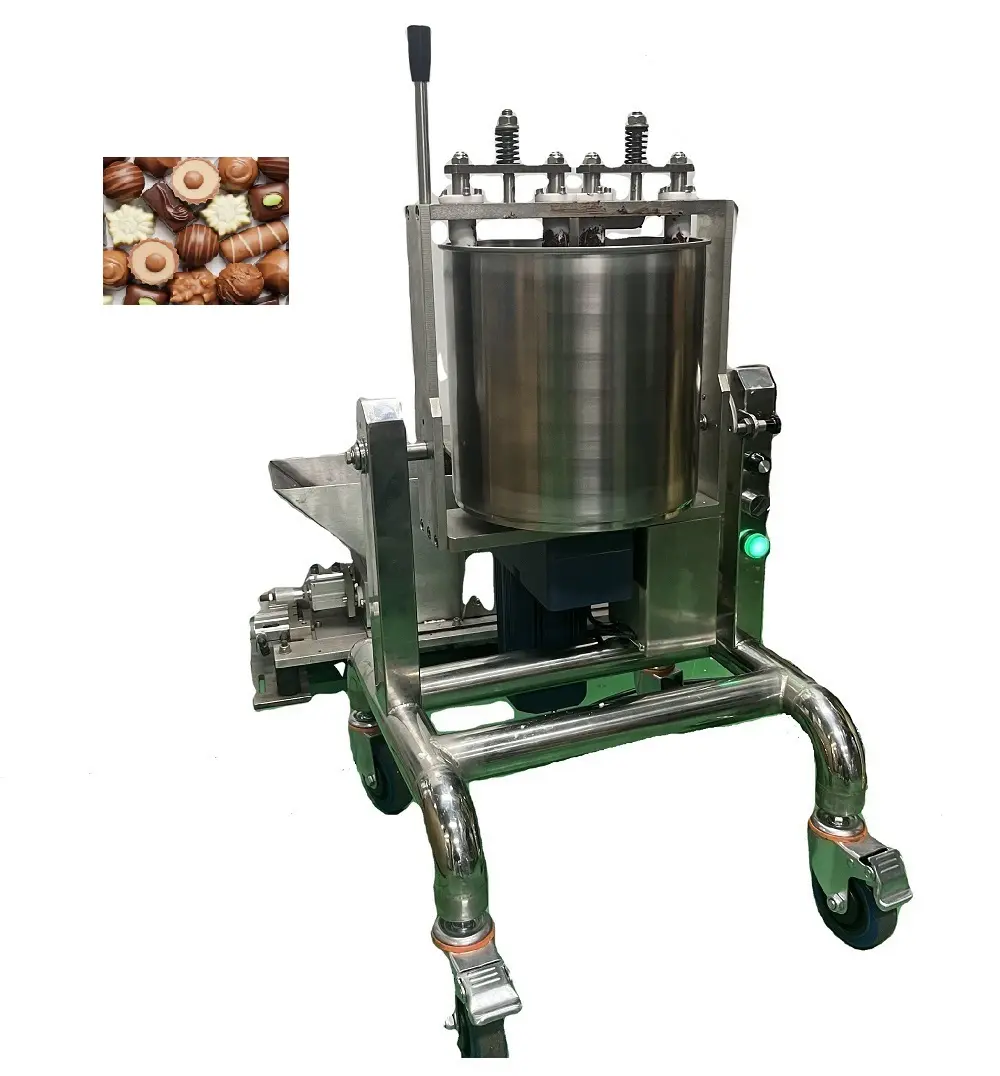 Batu melanger untuk pasta kacang Pralines menyebarkan mesin pembuat coklat Melanger mesin