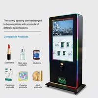 Máquina Expendedora Metálica Vertical con Pantalla Táctil de 43 Pulgadas y 24 SKU, con Escáner de Verificación de Edad para Vapeo en EE. UU.