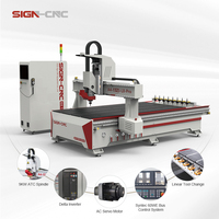 Router CNC de 3 Ejes Lineales con Cambio Automático de Herramienta, Máquina de Grabado en Madera