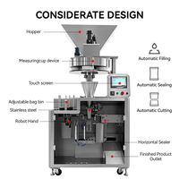 Machine de remplissage et de scellage verticale entièrement automatique haute vitesse CFS-200 pour l'emballage de céréales, de graines et de snacks.