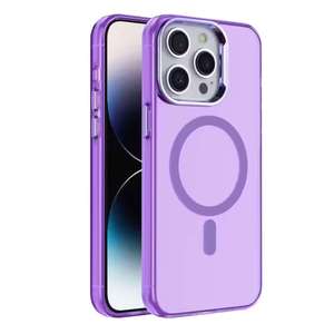 เคสโทรศัพท์แฟชั่นแม่เหล็กไฟฟ้า IMD สำหรับ <span class=keywords><strong>iPhone</strong></span> 15 14 PRO <span class=keywords><strong>MAX</strong></span> 13 12 Pro x <span class=keywords><strong>XS</strong></span> <span class=keywords><strong>Max</strong></span> 16 - Product Image 3