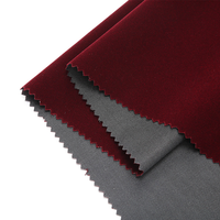 Tissu en velours floqué confortable pour pochettes, sacs, boîtes en fer, revêtements, accessoires de présentation, emballages extérieurs – Vente directe usine