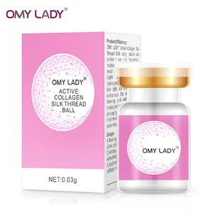 OMY LADY Skin Healing Concentrated Pure Collagen Face Serum Slik Thread Ball free custom