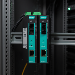 Convertidor de Ethernet a Fibra Óptica Moxa IMC-21A, 100M, Convertidor de Medios Industriales - Product Image 3