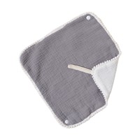 Serviette de toilette carrée en mousseline de coton pour bébé, absorbante, pour la salle de bain, bavoir, multi-usage, couleurs personnalisables