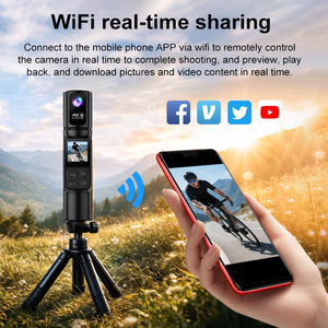 <span class=keywords><strong>Caméra</strong></span> portable Volog 4K UHD <span class=keywords><strong>avec</strong></span> vision nocturne IR, EIS, WIFI, autonomie de 5 heures et 350° de champ de vision °   Objectif rotatif 20MP Photo et batterie de secours - Product Image 5