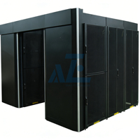 Systèmes de racks de serveurs modulaires AZE 48U, solutions de confinement d'allées pour micro-centres de données, certifiés IP20 CE, en stock