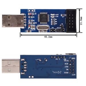 LC-01 1เซ็ต10Pin ไปยังบอร์ดอะแดปเตอร์6ขา + USB basp USBISP <span class=keywords><strong>AVR</strong></span> โปรแกรมเมอร์ ATMEGA8 USB ATMEGA128 <span class=keywords><strong>ATTINY</strong></span>/CAN/PWM โมดูลสาย10Pin DIY - Product Image 5