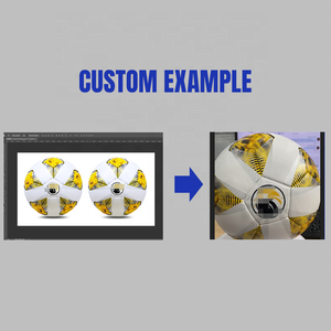 Balón de fútbol de PU personalizado de alta calidad de la <span class=keywords><strong>marca</strong></span> Sanhuan con logotipo profesional, balones de fútbol personalizables - Product Image 2