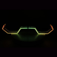 Kit d'éclairage diurne multicolore contrôlé par application VAHID RGB LED DRL Angel Eye pour BMW Série 3 F30 F31 F35 M3 F80 2013-2018 12V