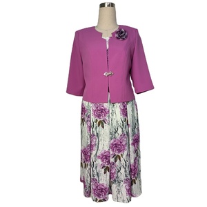 Vestidos de Tallas Grandes 2XL 3XL 4XL 5XL, Abrigo de Brocado, Ropa Elegante para Mujer - Product Image 5
