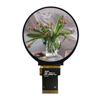 Layar LCD TFT RGB/MIPI 2,76 Inci 480x480 ST7701S Bulat untuk Sensor Bolus Ternak Pintar dan Alat Pemeriksa Telur Portabel