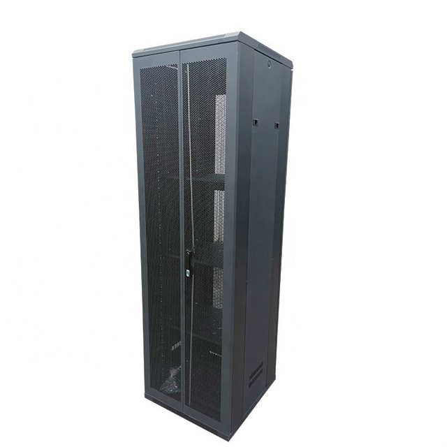 Heavy Duty 22U Network Cabinet Server Rack 19 Inch Floor Standing 600mm Deep 1200mm High with 2 Cooling Fans