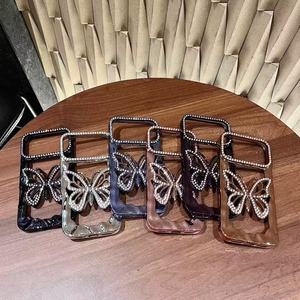 Funda Protectora para Teléfono de TPU Brillante de Doble Color a Prueba de Golpes para 17/16/15/14/13/12/11 Pro Max con Diseño de Mariposa - Product Image 5