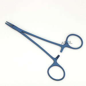 เครื่องมือผ่าตัดผ่าตัดสำหรับ<span class=keywords><strong>3-0</strong></span>และมีขนาดเล็กกว่าที่ยึดเข็มเย็บ140มม - Product Image 4