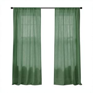 Cortinas de Algodón Hechas a Mano Estilo Bohemio TheFabira con Bolsillos para Varillas, Alto Nivel de Sombreado, Ecológicas, Antipolvo, para Todas las Estaciones - Product Image 1