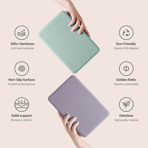 <span class=keywords><strong>Yoga</strong></span> khối 2 gói, cao cấp Eva bọt khối với biểu tượng tùy chỉnh, hỗ trợ, trọng lượng nhẹ & mùi kháng, <span class=keywords><strong>yoga</strong></span> Khối 9 "x 6" x3 - Product Image 4