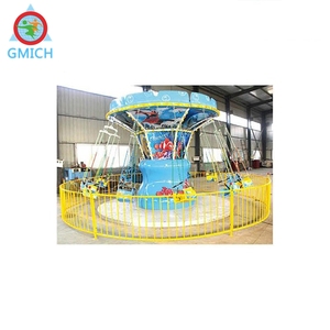 Équipement <span class=keywords><strong>de</strong></span> terrain <span class=keywords><strong>de</strong></span> jeu extérieur longue durée <span class=keywords><strong>de</strong></span> <span class=keywords><strong>vie</strong></span> et excitant Kiddie Merry Go Round Fairground Ride à vendre - Product Image 5