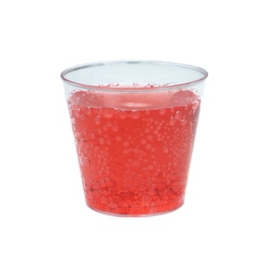 Clear Plastic airline Cups Hard Disposable Cups 1oz mini tumbler plastic