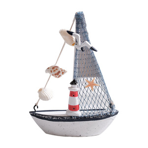 Ornement de voilier méditerranéen, modèle en bois fait à la main, décoration artistique, cadeau de remise de diplôme - Product Image 3