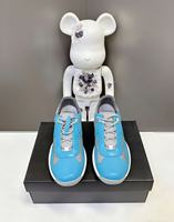 Chaussures de sport décontractées pour hommes en cuir, tendance American Cup, nouvelle collection, avec empeigne en maille cousue