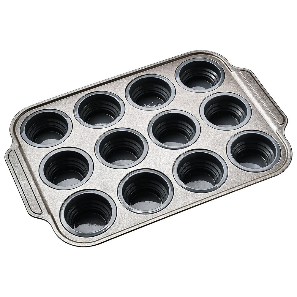 Carbon Steel Frame Silicone Non-stick Bakeware Collapsible Cake
