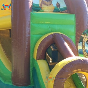 WINWAYTOYS Château gonflable commercial en PVC avec toboggan aquatique - 7,1x5,7x5,4m Capacité 5-10 personnes OEM disponible - Product Image 5