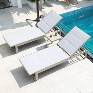 Patio Villa Loisirs <span class=keywords><strong>de</strong></span> plein air inclinable Hotel Resorts Piscine Table basse en alliage d'<span class=keywords><strong>aluminium</strong></span> Patio <span class=keywords><strong>Jardin</strong></span> Métal <span class=keywords><strong>Salon</strong></span> simple - Product Image 3
