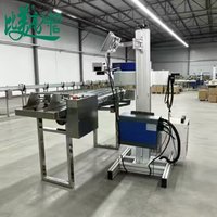 Machine de marquage laser UV entièrement automatique avec module d'alimentation par séparation pour le codage par lots des sacs en film plastique
