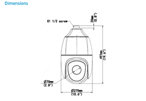 Cámara de conteo de personas univivew, cámara PTZ con Zoom óptico 40X, nueva función AI, detección fuera de servicio, área de entrada, detección de área de salida - Product Image 4