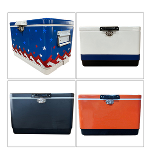 Vente en gros <span class=keywords><strong>de</strong></span> glacière <span class=keywords><strong>de</strong></span> bar <span class=keywords><strong>de</strong></span> terrain 30L avec logo personnalisé Boîte isotherme en métal pour l'extérieur, le <span class=keywords><strong>camping</strong></span> et le pique-nique Fabricant <span class=keywords><strong>de</strong></span> glacières alimentaires vintage - Product Image 5