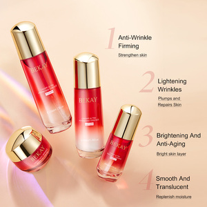 ODM <strong>Cosmetics</strong> Skin Care Set Custom Skincare <strong>Manufacturing</strong> Luxurious Caviar Anti-Wrinkle Firming Lotion Cream Facial Kits - Product Image 2