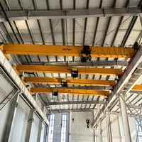 Pont roulant à suspension latérale à faible hauteur de surélévation de type LDP, 15 tonnes, avec palan électrique contrôlé par PLC, à vendre