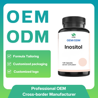 Capsules d'inositol |   99% Pur |   Soutien de l'humeur et du métabolisme : Capsules personnalisées d'inositol, berbérine et folate – Formule bien-être pour femmes