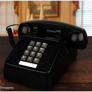 Téléphone antique en plastique ABS de Chine, sonnerie mécanique, vintage, bureau, hôtel, téléphone <span class=keywords><strong>fixe</strong></span>, domicile - Product Image 2