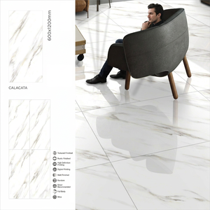 Azulejos de Porcelana Brillante California Ice para Piso y Pared, 600x1200mm 60x120cm, Formato Grande, Aspecto Mármol, Cerámica - Product Image 5