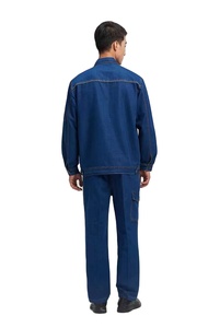 65% Cotton 35% Polyester Long Sleeve Summer Work Jeans for Men Work <strong>Jacket</strong> Custom - Product Image 4