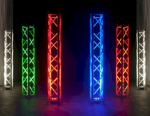 Structure de scène en aluminium durable pour éclairage de DJ, totem lumineux, support de truss pour fêtes, mariages, spectacles en direct - Product Image 4