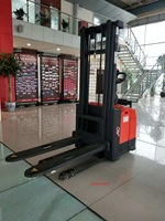 Heli Forklift 1.3Ton Electric Pedestrian Reach Truck Empileur à jambes larges CQDH13 pour palette à double étage avec ACCESSOIRE