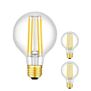 E26 E27 12v 24v 36v Edison filamento Lâmpada led G95 G125 4w 6w 8w 10w 12w g95 e27