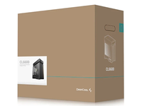 Gabinete para PC Gamer DeepCool CL660-WH Blanco, Torre Media ATX, Doble Cámara, Refrigeración Líquida de 360 mm, Vidrio Templado, Molde Privado, USB Frontal