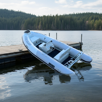 4.2m PVC/Hypalon/Orca Aluminium RIB Yacht Pas Cher Bateau Gonflable De Luxe à Vendre