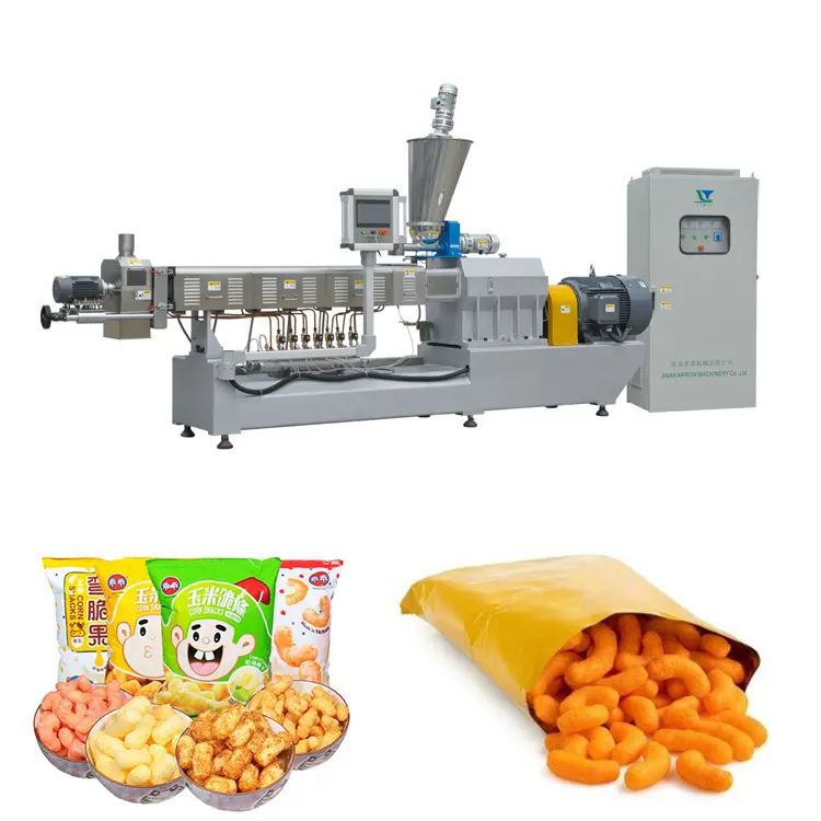Corn Puffed Extruder Making Machine/Puffed Food Corn Snacks Making Machine