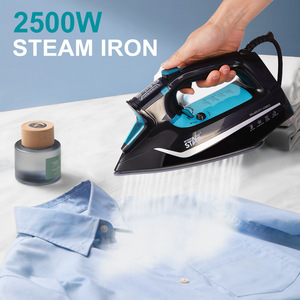 Plancha de Vapor/Seca WINNINGSTAR con Suela de Cerámica, Control Inteligente de Temperatura Electrónico, Autolimpieza y Anti-Goteo - Product Image 2