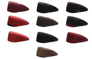 Chapeau de Chef de Logo d'impression personnalisée de haute qualité unisexe en Stock chapeau de bec de canard chapeau <span class=keywords><strong>Restaurant</strong></span> restauration rapide <span class=keywords><strong>Restaurant</strong></span> serveur béret - Product Image 6