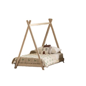 Çocuklar için bebek yurt kız erkek yatak çocuk ahşap katı yatak çocuklar - Product Image 1