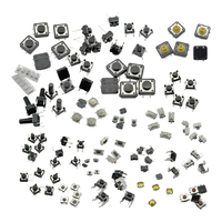 125 Buah 25 Jenis Sakelar Tombol Tekan Mikro Tact Kit Aneka Ragam SMD DIP 2*4 3*6 4*4 6*6 12*12 Sakelar Daun Mini Reset