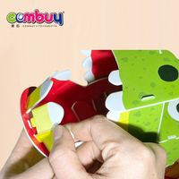 Jeu d'assemblage éducatif en carton pour enfants de 5 à 7 ans, modèle 3D en papier, non toxique, moins de 50 pièces