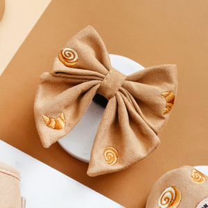 Set Kalung dan Tali Anjing SinSky yang Dapat Disesuaikan, Tempat Kantong Kotoran, Harness Anjing Beludru Bersulam, 6 Buah Set Harness Anjing Kustom - Product Image 5