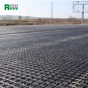 แรงดึงสูงแบบแกนเดียวไฟเบอร์กลาส Geogrid สำหรับงานชลประทานสนามบินสนามบิน - Product Image 4